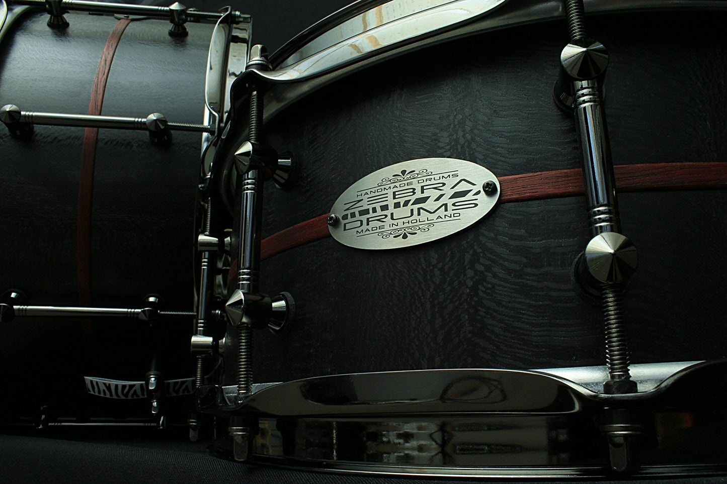 Zebra Drums 'Black Plane' 14x7" Snare Drum