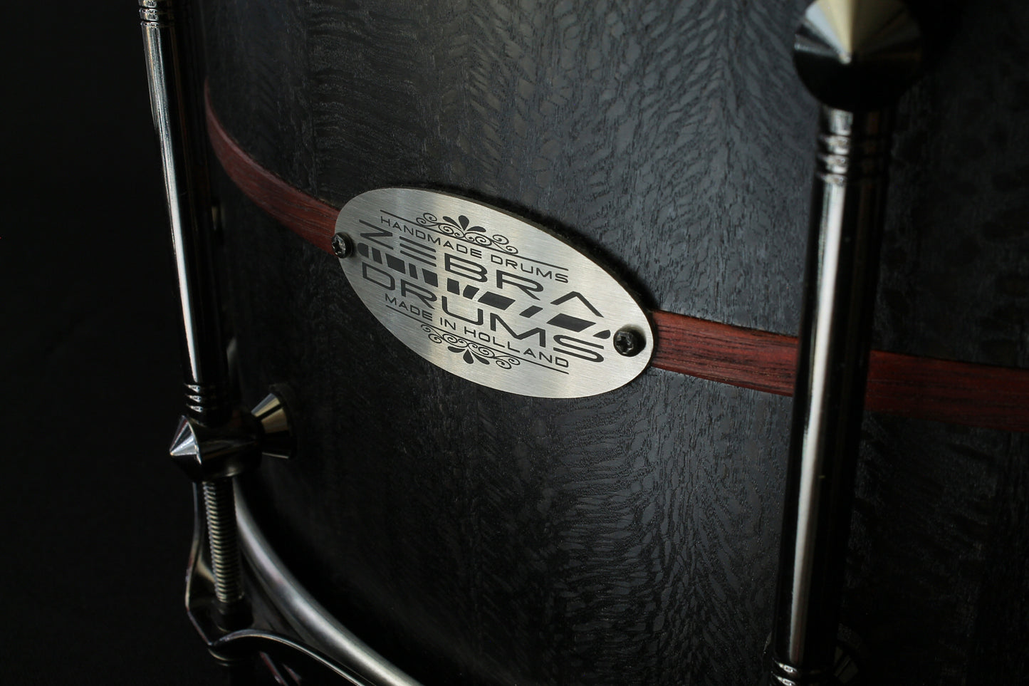 Zebra Drums 'Black Plane' 14x7" Snare Drum