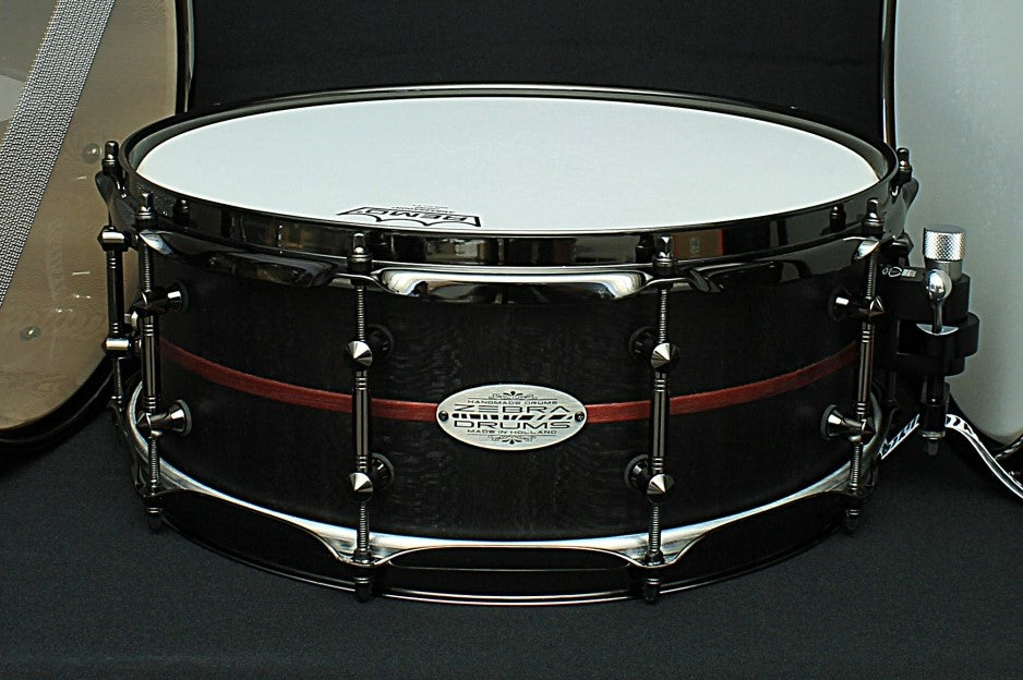 Zebra Drums 'Black Plane' 14x7" Snare Drum