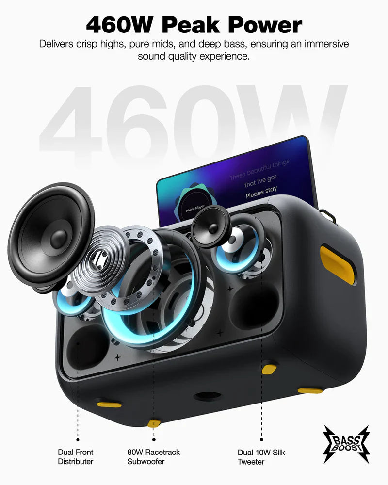 X1 - Ikarao Break X1 Smart Karaoke Machine - 13.3"" HD Touchscreen and two Microphones