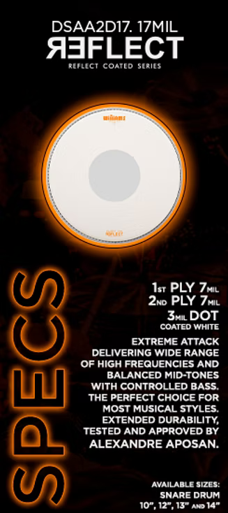 Williams Signature AA Double Ply Oil Reflect Dot Series (DSAA2D17-17MIL)