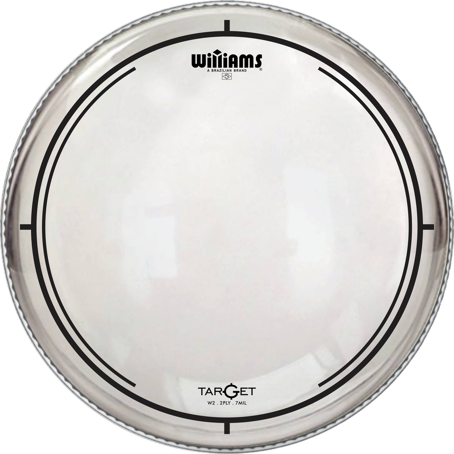 Williams 10" DP Clear Oil Target Drumhead (W2-7MIL-10)