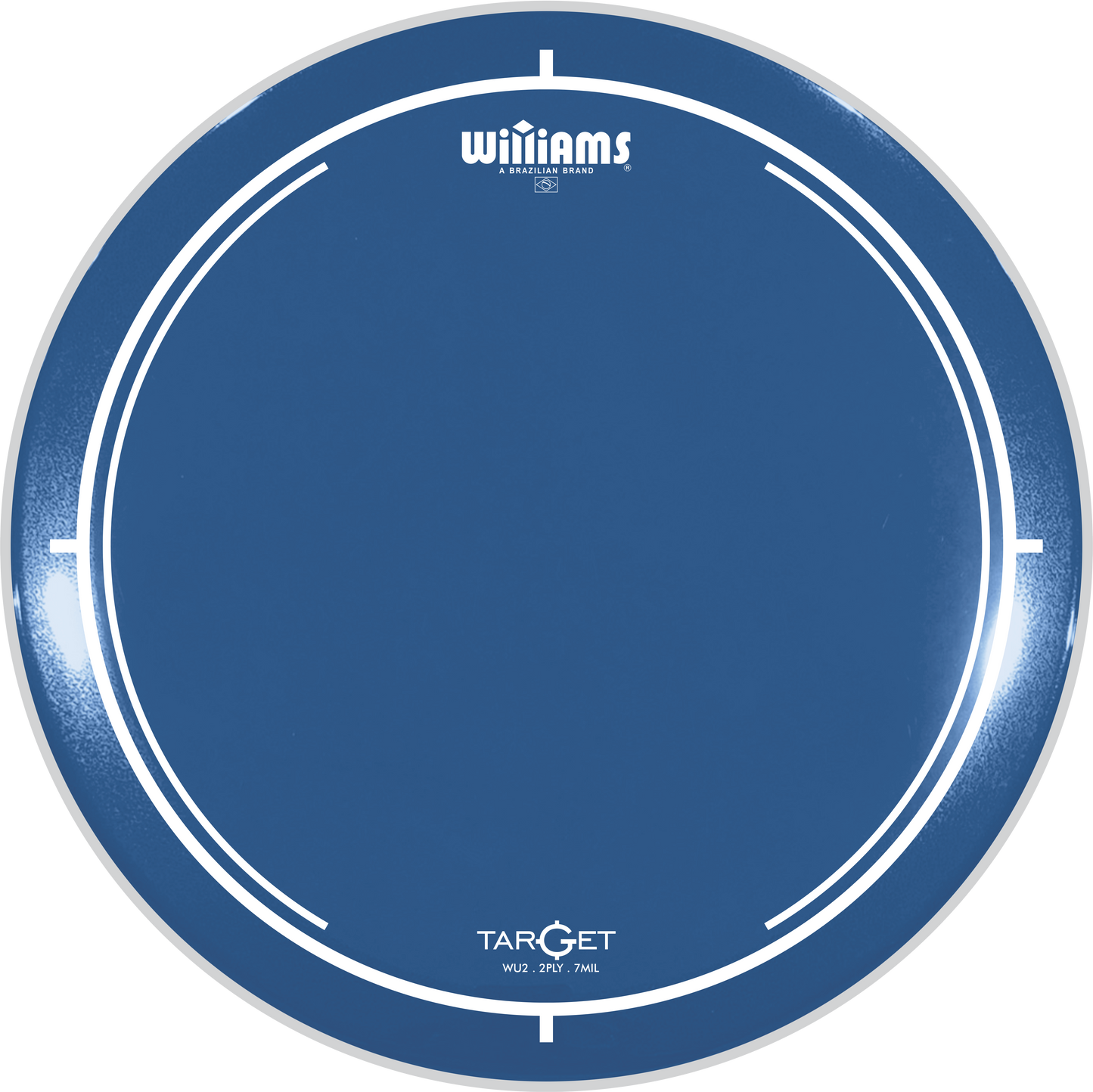 Williams 06" DP Blue Oil Target Drumhead (WU2-7MIL-06)