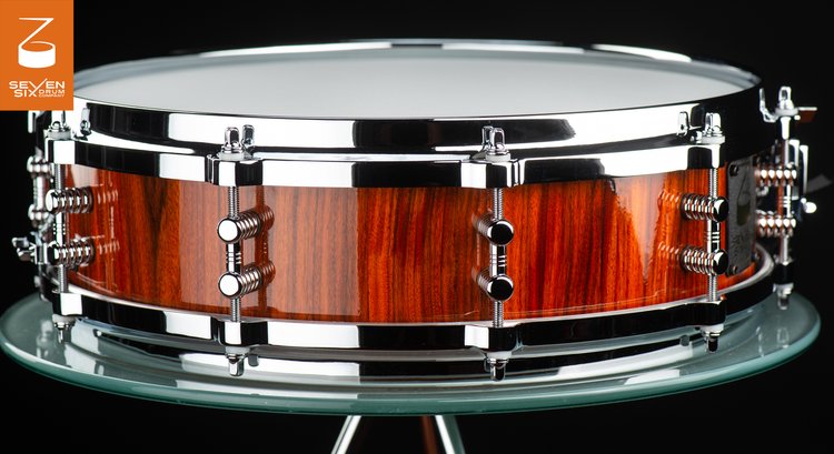 Seven Six Drums 'Bolivian Rosewood Piccolo' 14x4" Snare Drum