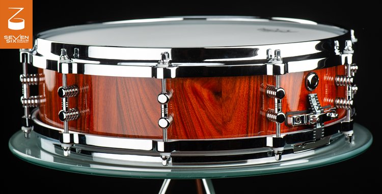 Seven Six Drums 'Bolivian Rosewood Piccolo' 14x4" Snare Drum