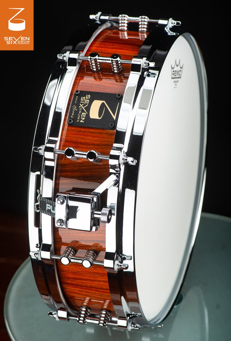 Seven Six Drums 'Bolivian Rosewood Piccolo' 14x4" Snare Drum