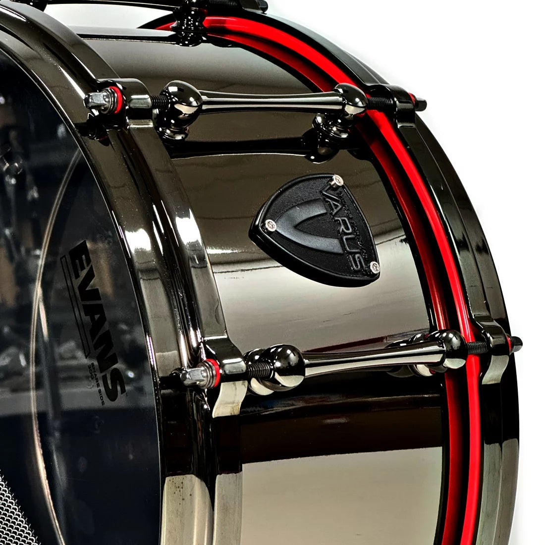 Varus Black Chrome 14x6.5" Custom Snare Drum