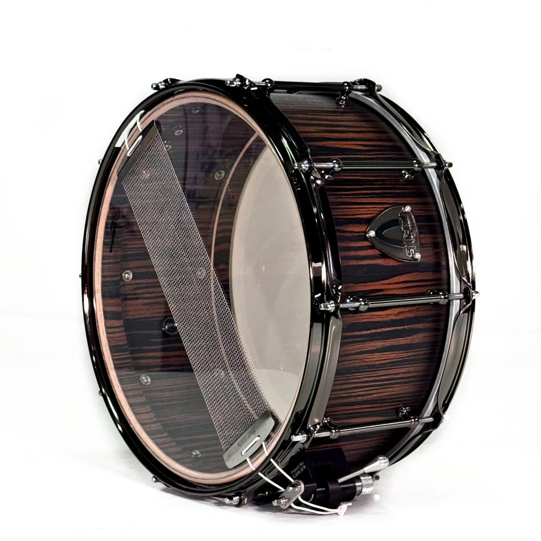 Varus Deluxe Ebony 14x6.5" Custom Snare Drum