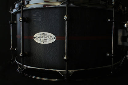 Zebra Drums 'Black Plane' 14x7" Snare Drum