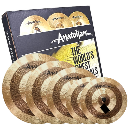 Anatolian Cymbals Pack - 5pc Kappadokia Series (14H, 16C, 18C, 20R)
