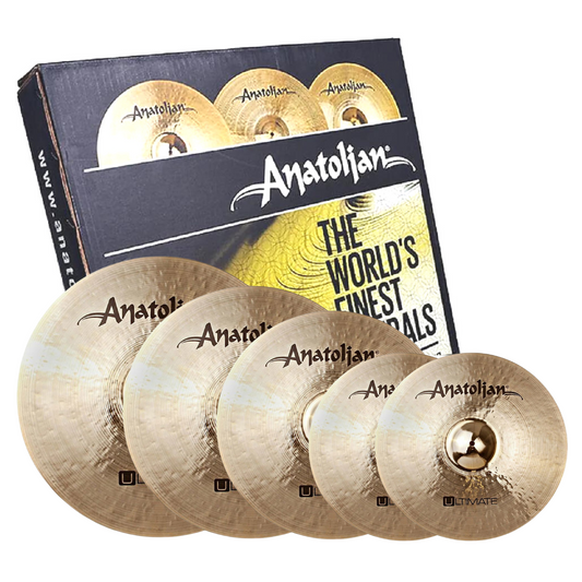 Anatolian Cymbals Pack - 5pc Ultimate Series (15H, 17C, 19C, 22R)