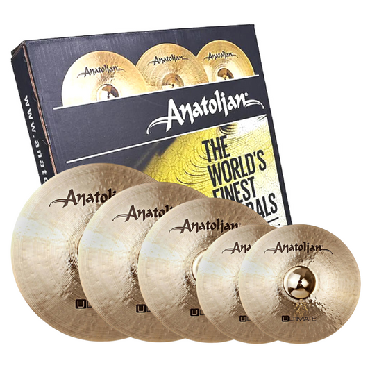 Anatolian Cymbals Pack - 5pc Ultimate Series (14H, 16C, 18C, 20R)