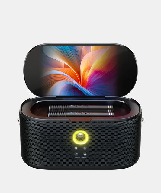 S1 - Ikarao Shell S1 Smart Karaoke Machine - 10.1"" HD Touchscreen and two Microphones