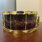 Hendrix Flamed Maple w. Purple High Gloss - 14x6.5" Snare Drum