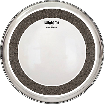 Williams 24" DP Clear Muffle 10mm Drumhead (W2FF10-7MIL-24)