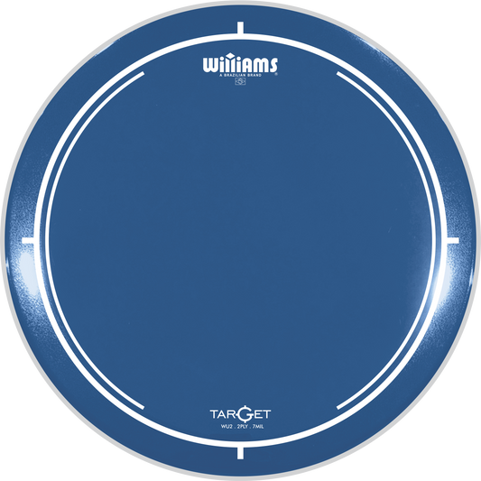 Williams 14" DP Blue Oil Target Drumhead (WU2-7MIL-14)