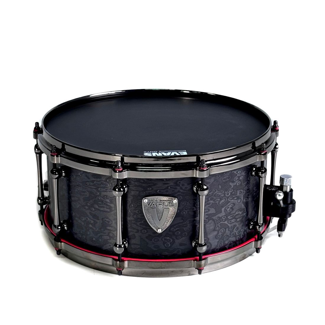 Varus Birdseye Black 14x6.5" Custom Snare Drum