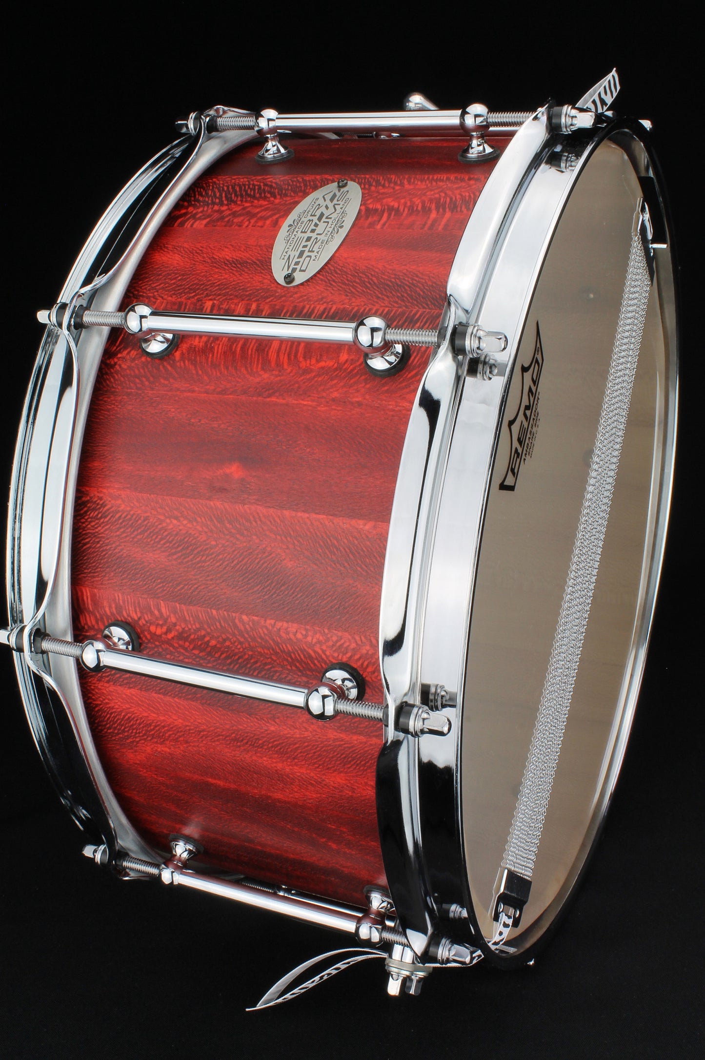 Zebra Drums 'Flaming Red' 14x6.5" Snare Drum