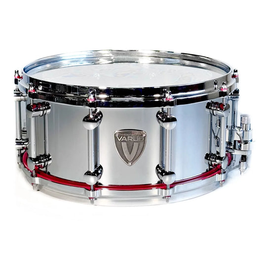 Varus Steel Mirror 14x6.5" Custom Snare Drum