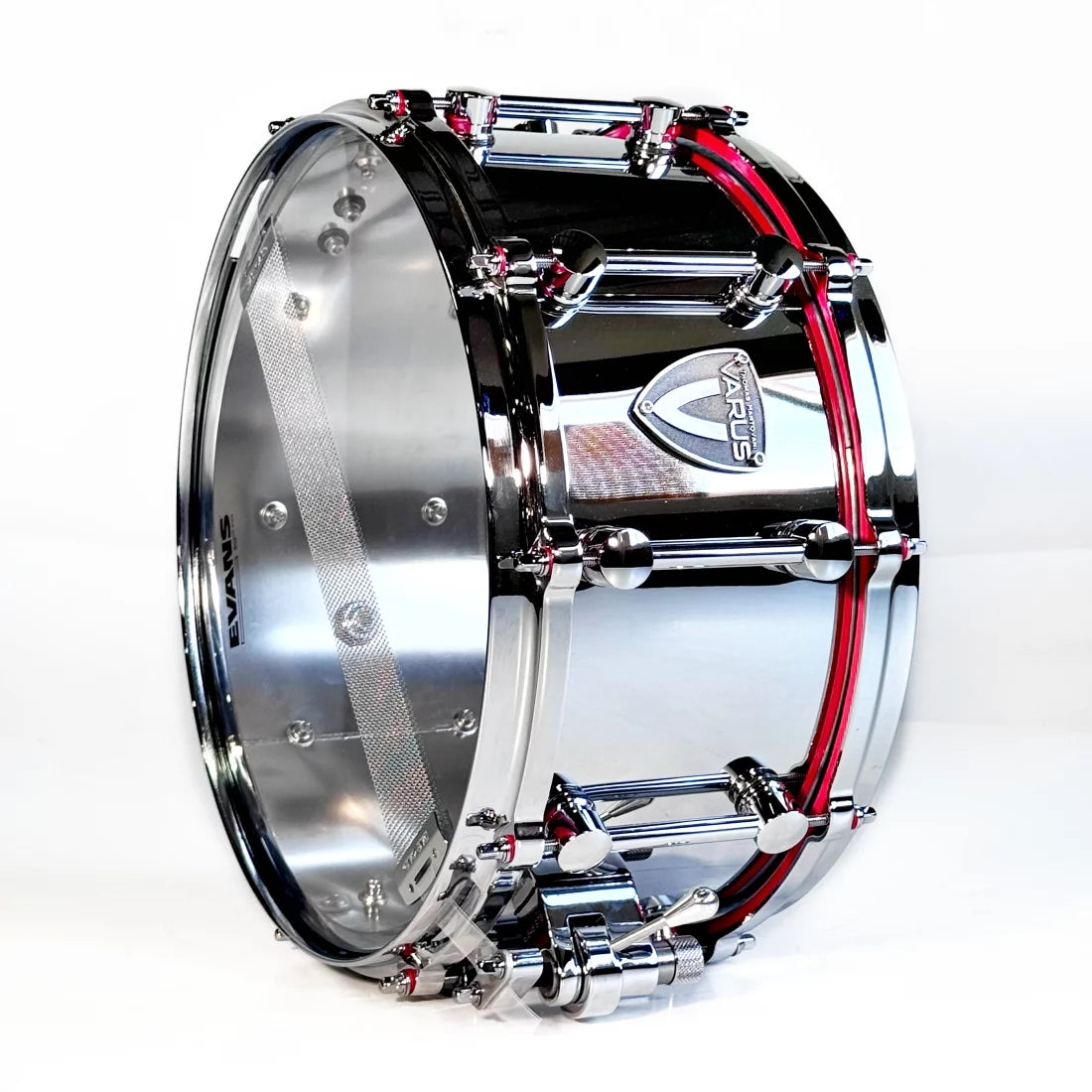 Varus Steel Mirror 14x6.5" Custom Snare Drum