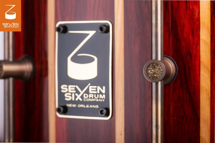 Seven Six Drums 'Padauk and Louisiana Cypress' 14x7" & 10x6.25" Snare Drum (Duo)