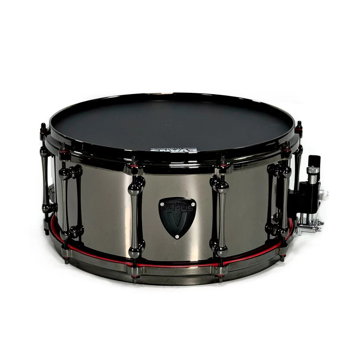 Varus Black Chrome 14x6.5" Custom Snare Drum